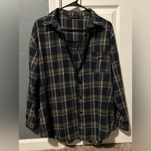Dark Blue Flannel